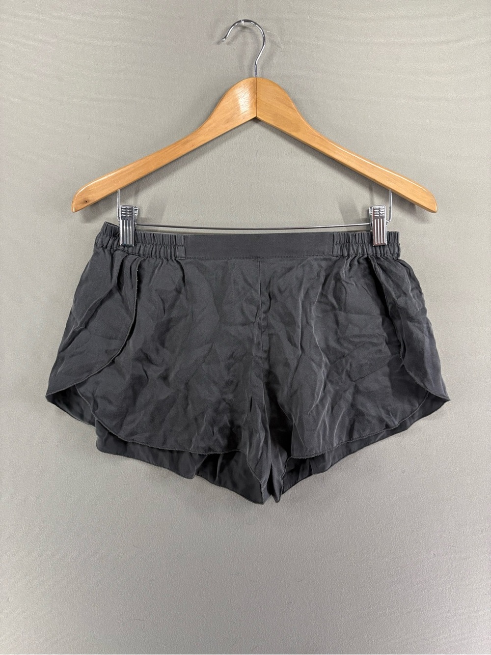 Lunya Silk Women Black Shorts Size Small Pajama